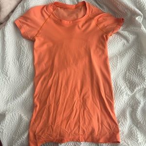 Lululemon swiftly tech 2.0 short sleeve shirt orange soda